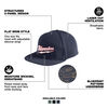 Milwaukee Flat Brim Snapback Blue, small image number 2
