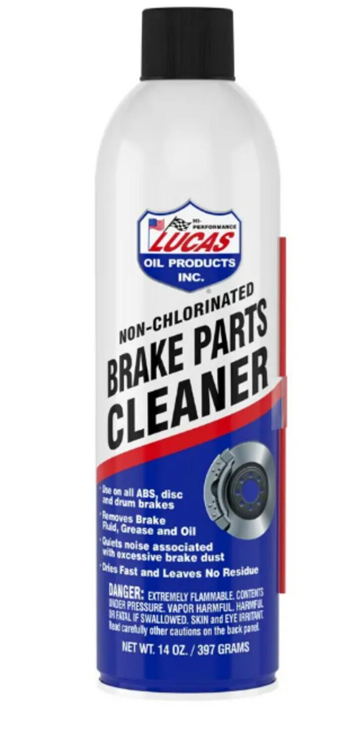 Lucas Oil Brake Parts Cleaner Aerosol 14 Fluid Ounces