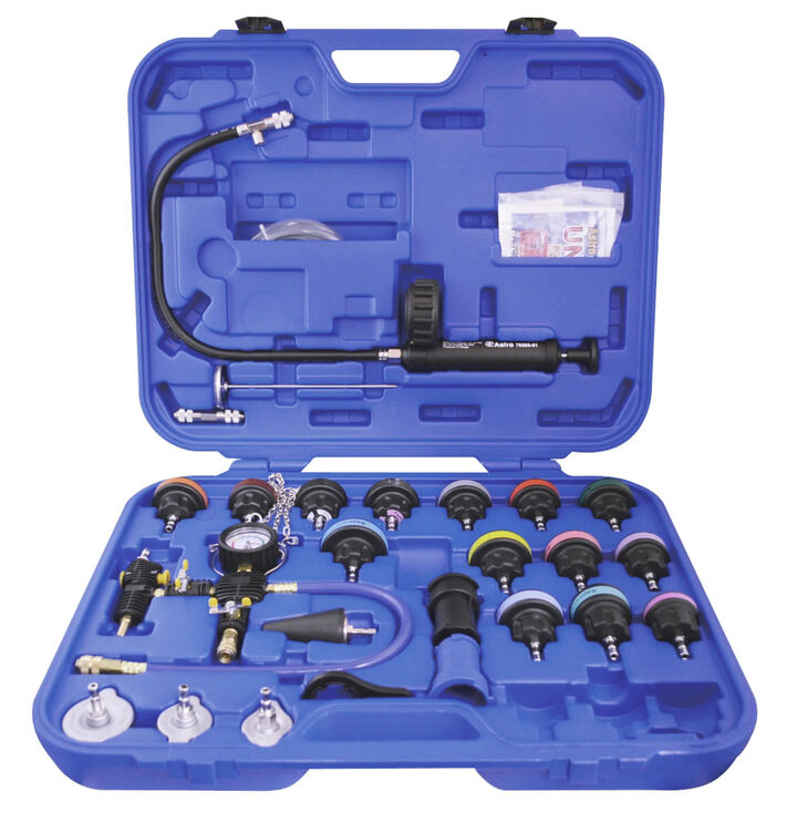 Astro Pneumatic Tools Universal Radiator Pressure Tester and Vacuum Cooling System Kit