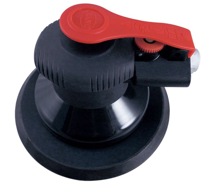 Astro Pneumatic Tools 6 Inch Finishing Palm Sander with 6 Inch PU Hook and Loop Backing Pad