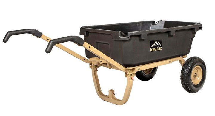 Terratrek 2 in 1 Wheelbarrow with Pneumatic Tires