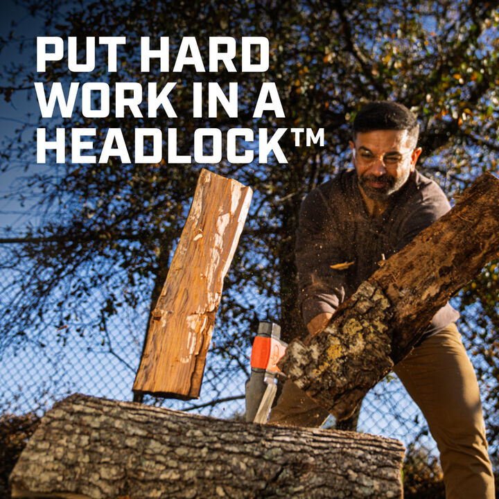 Crescent HEADLOCK 8lb Fiberglass Splitting Axe with 36 Inch Handle, large image number 4