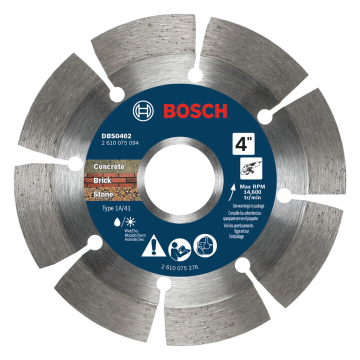 Bosch 4 Inch Segmented Rim Diamond Blade