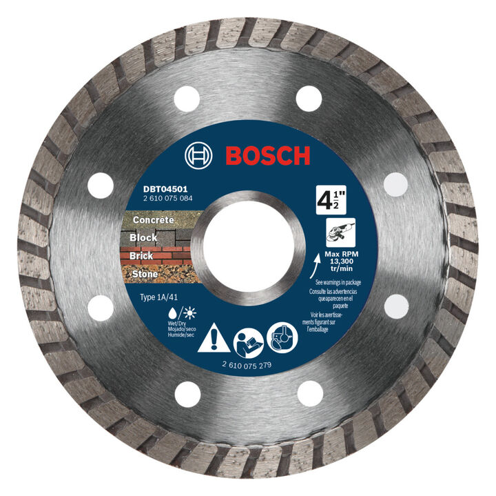 Bosch 4-1/2 Inch Turbo Rim Diamond Blade