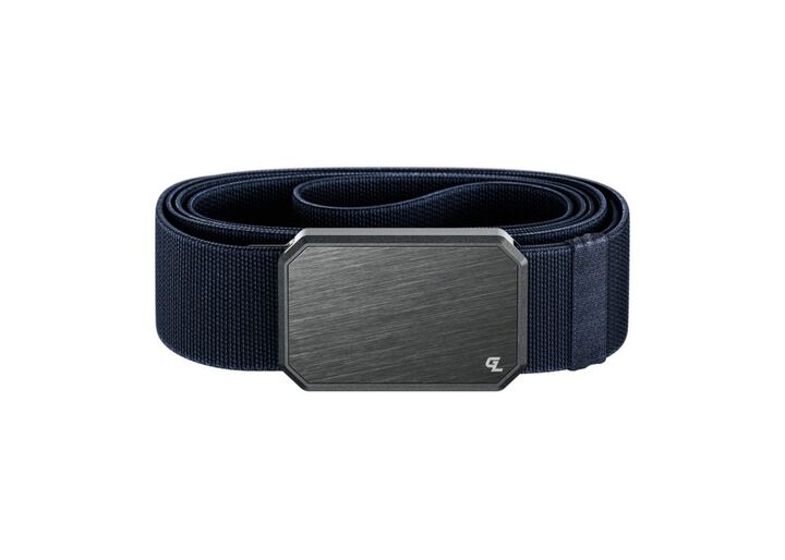 Groove Life OG Groove Stretch Performance Belt Abyss Navy with Gun Metal Buckle OSFM