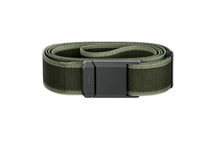 Groove Life Flex Adjustable Belt Base Camp Green with Black Buckle OSFM