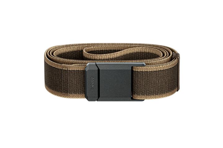 Groove Life Flex Adjustable Belt Brown with Black Buckle OSFM
