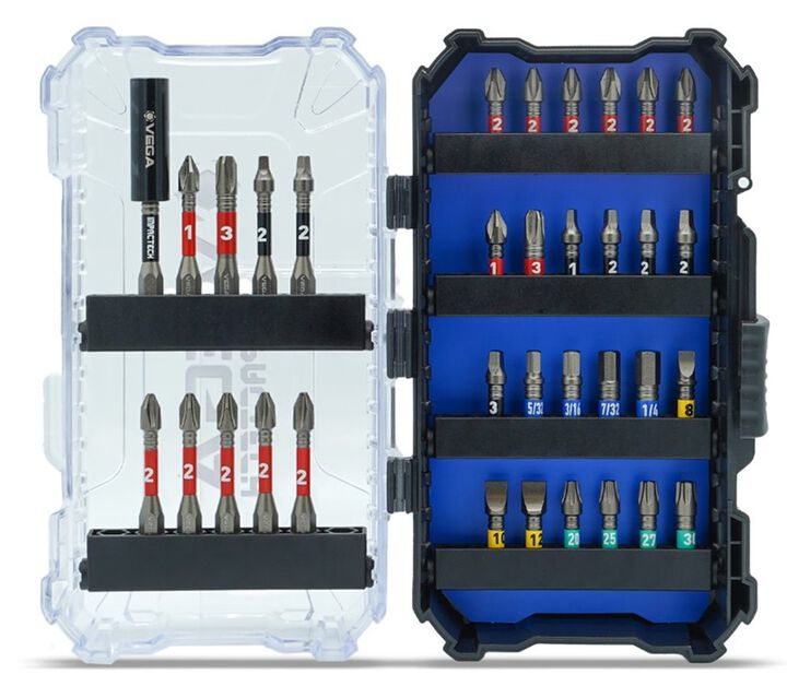 Vega Impactech Impact Driver Bit Set 34 Pieces