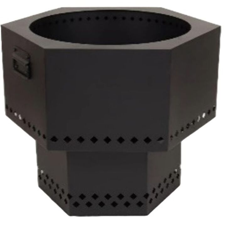 Dragonfire Wood/Pellet Firepit 22 Inch Portable with Carry Cover