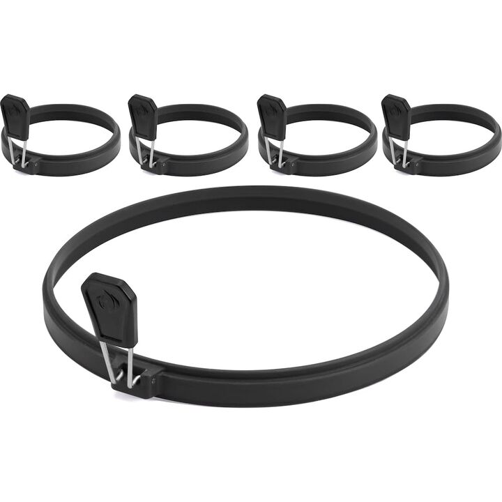 Napoleon 8 Inch and 4 Inch Silicone Breakfast Ring Set 5 Pieces