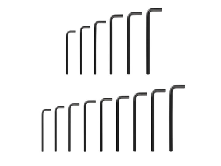 Tekton Flat End Hex L-Key Set, 7/16 - 3/4 Inch 11 - 19 mm, 15 Pieces
