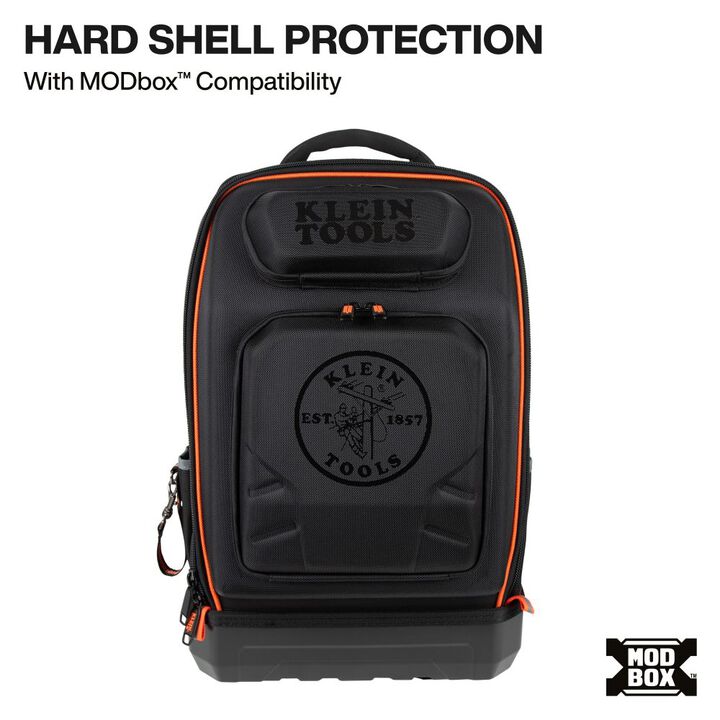 Klein Tools MODbox Hardshell Tool Backpack with 40 Pockets, large image number 1