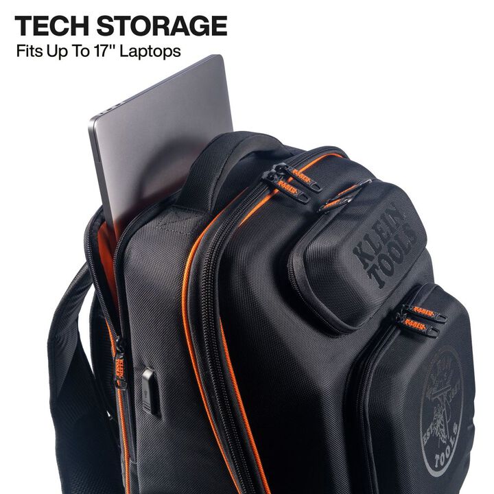 Klein Tools MODbox Hardshell Tool Backpack with 40 Pockets, large image number 6