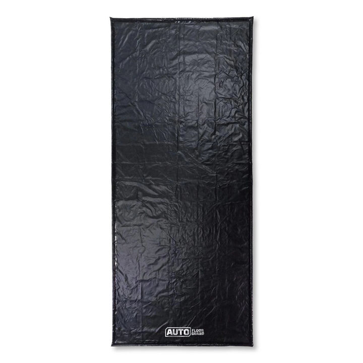 Auto Floor Guard 7 Ft 9 Inch x 18 Ft PVC Garage Containment Mat Black