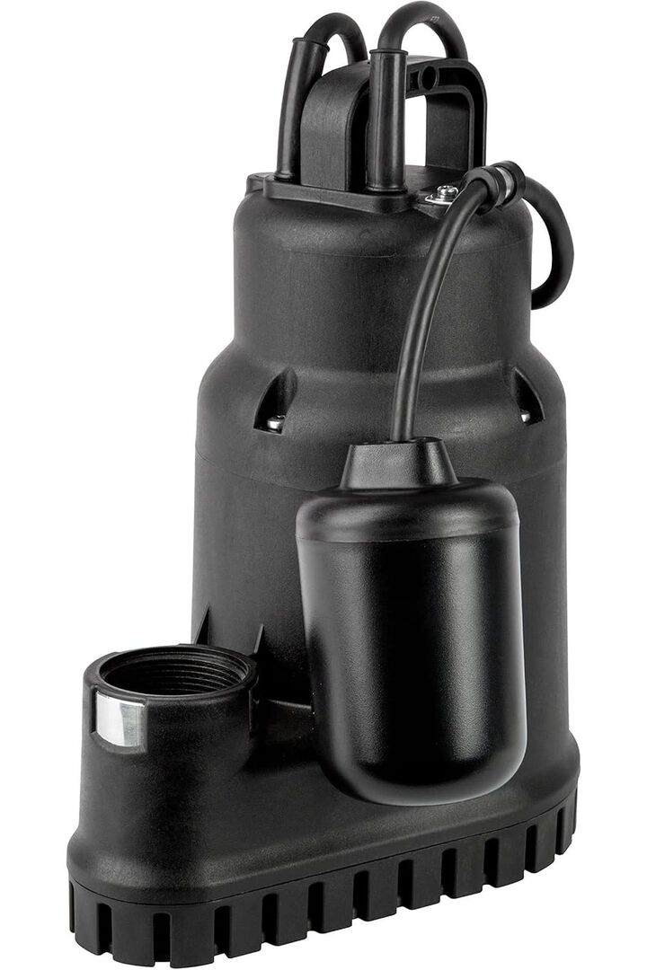 Red Lion 1/3HP 2500 GPH Sump Pump with Tethered Float Switch