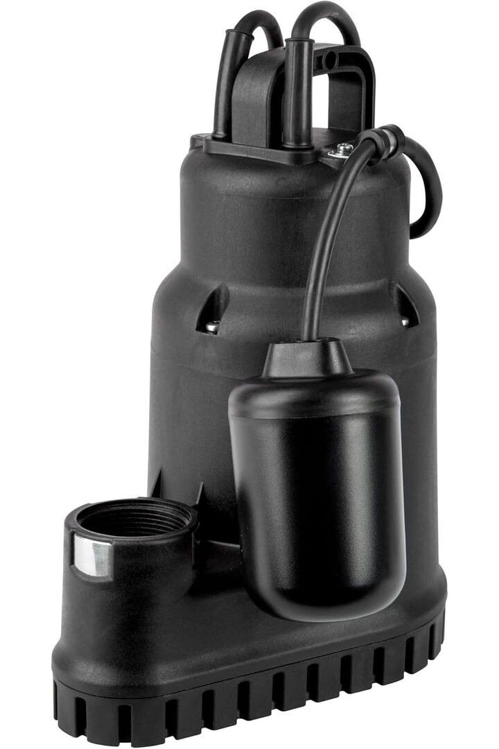 Red Lion 1/2HP 3300 GPH Sump Pump with Tethered Float Switch