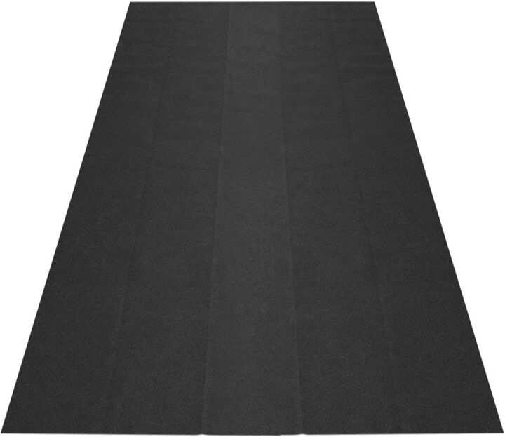 Auto Floor Guard 7 Ft 5 Inch x 20 Ft Utility Carpet Garage Floor Mat Black
