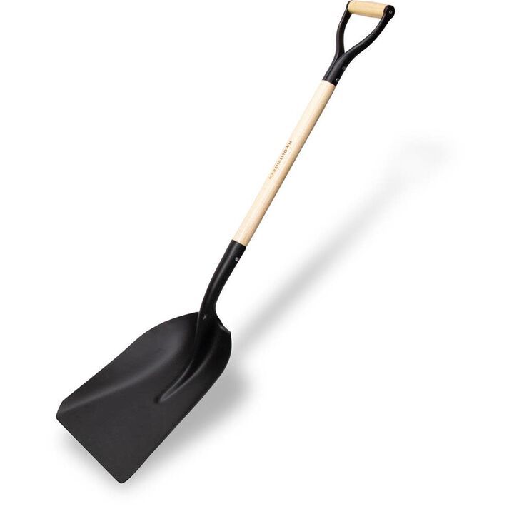 Marshalltown Steel Scoop Shovel with D-Grip Handle