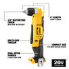 DEWALT 20V Max Right Angle Drill and Bit Set Bundle, small image number 5