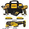 DEWALT 20V Max 2 Tool Combo Kit and Oscillating Tool Bundle, small image number 2