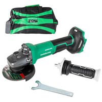 Metabo HPT 36V MultiVolt Brushless 4-1/2 - 5 Inch Variable Speed Paddle Switch Angle Grinder (Bare Tool)