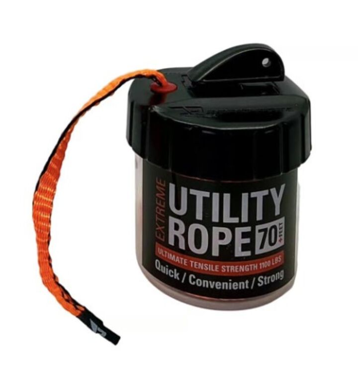 Rapid Rope Utility Rope and Canister 70 Ft Orange