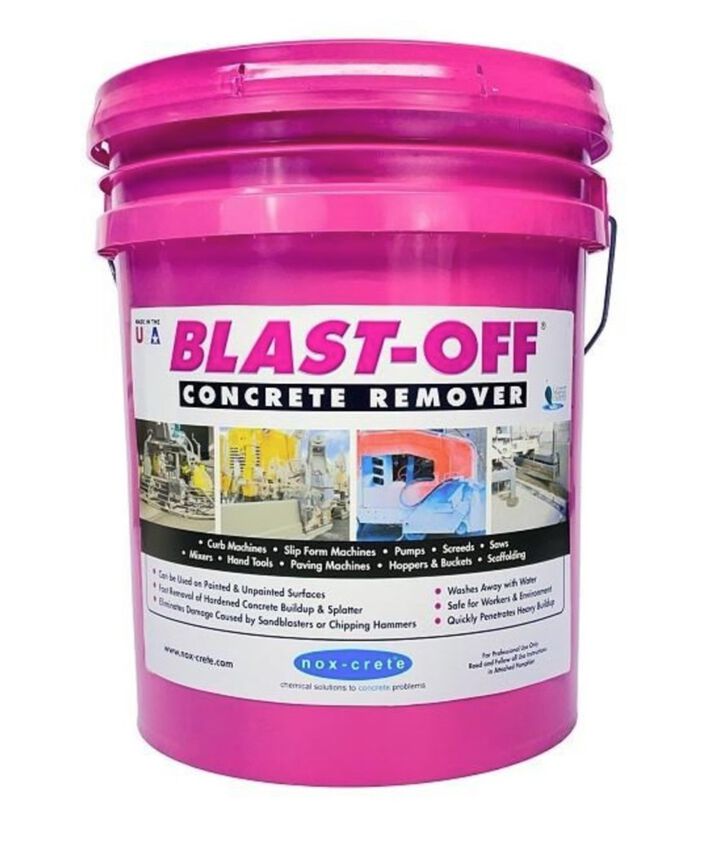 Nox-Crete Products Blast-Off Concrete Buildup and Splatter Remover 5 Gallons