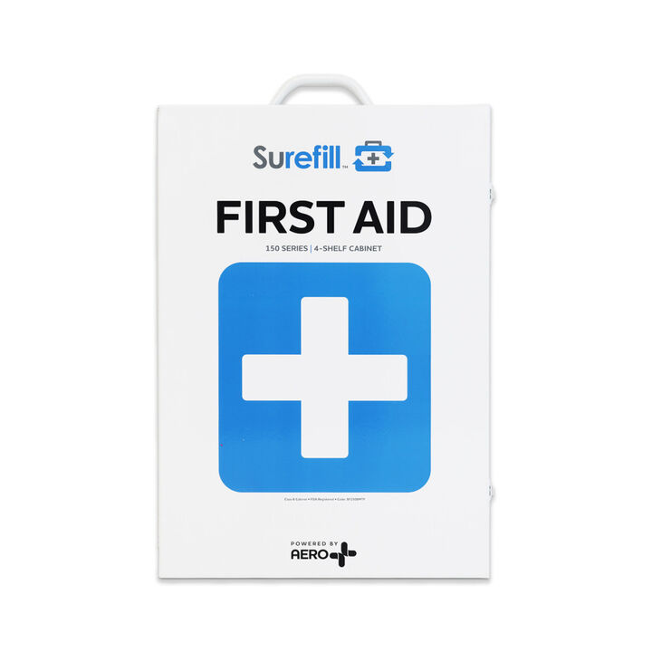Aero Healthcare SUREFILL 4 Shelf Food Metal Cabinet 150 ANSI 2021 B with Meds