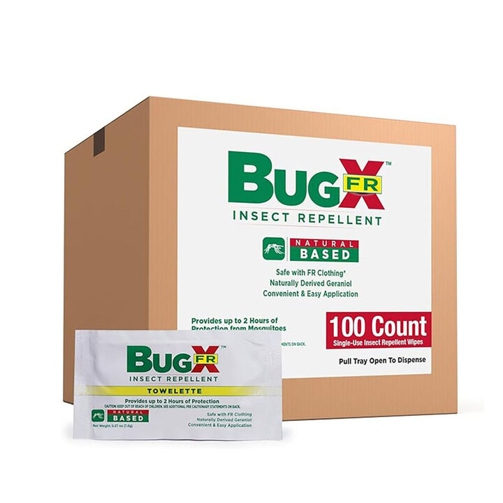 Aero Healthcare BugX30 Insect Repellent Wipes DEET 100 Pieces