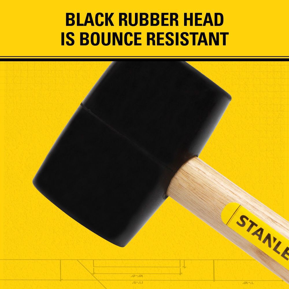 Stanley 16 Oz Rubber Mallet, large image number 5