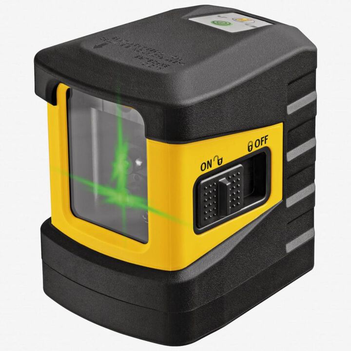 Stabila LAX 60 G Cross Line Laser Kit with the Quick Support Pole and Bracket