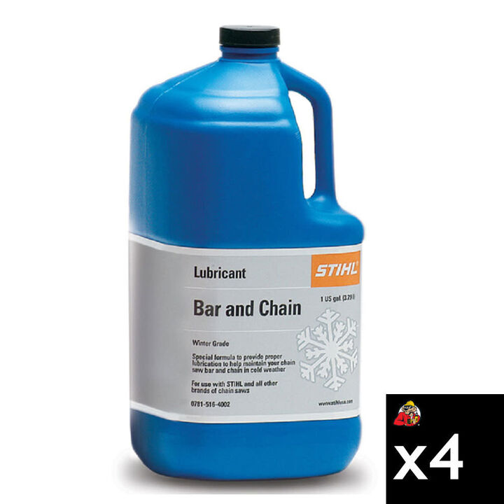 Stihl Platinum Winter Bar & Chain Oil, Gallon, Case of 4
