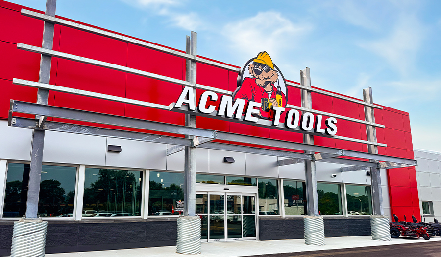 Acme Tools Rochester,MN rendered storefront