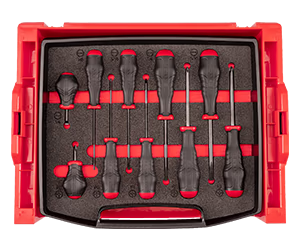 Tekton High-Torque Screwdriver Set, 10 Piece (#0-#3, 1/8-5/16 Inch)