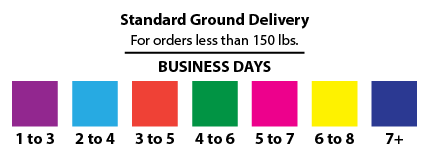 Ground Shipping map key