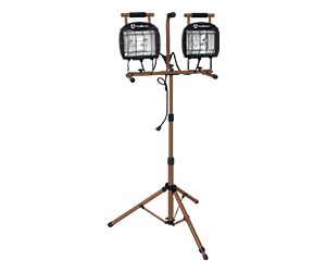 Southwire Tripod Work Light 1400 Watt Halogen Twin Head