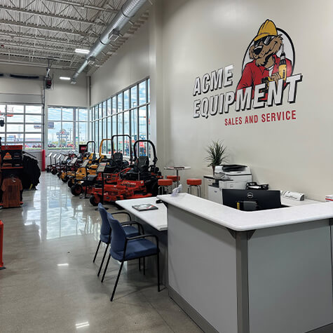 Service counter at the Acme Equipment in Fargo, ND