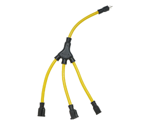 Southwire W Adapter Extension Cord 12/3 STW 15A