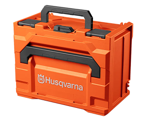 Husqvarna battery transportation box for Bli200 Bli200x and Bli300 batteries