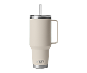 Yeti 35 ounce Rambler straw mug in Cape Taupe