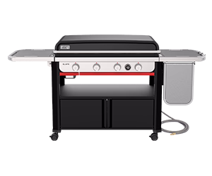 Weber Slate 36 Inch 48000 Btu Rust Resistant Carbon Steel Natural Gas Griddle