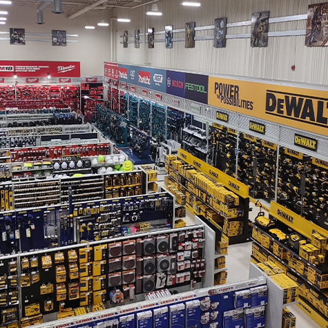Salesfloor view of the Acme Tools in Plymouth, MN
