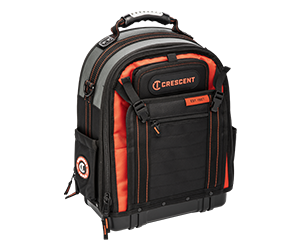 Crescent Tradesman Tool-Bag 18-in Zippered Backpack