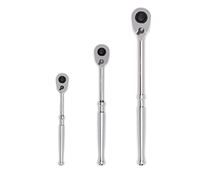 Tekton 1/4, 3/8, 1/2 Inch Drive Quick-Release Ratchet Set (3-Piece)