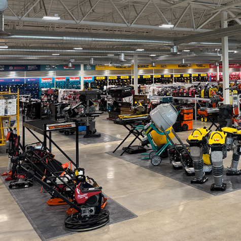 Acme Tools Rochester salesfloor concrete tools