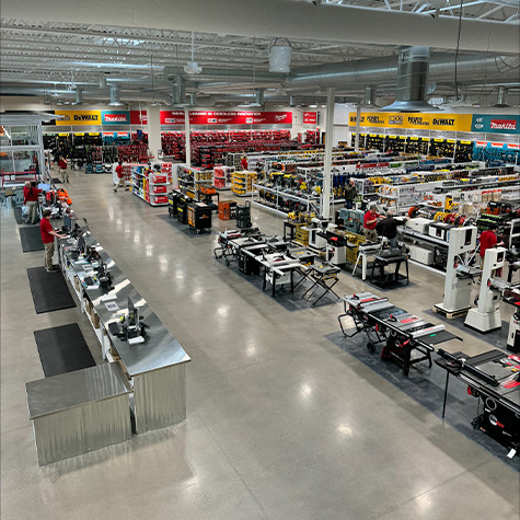 Acme Tool service counter in Grand Forks, ND
