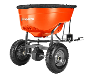 Husqvarna 130 pound tow spreader