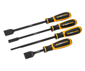 Gearwrench 4 piece Dual Material Wide Scraper Set