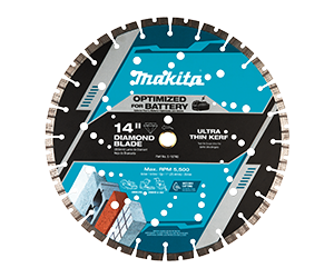 Makita 14 inch diamond blade circular saw blade