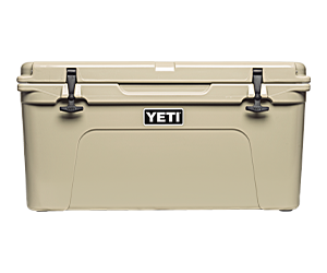 Yeti Tundra 65 cooler in Tan